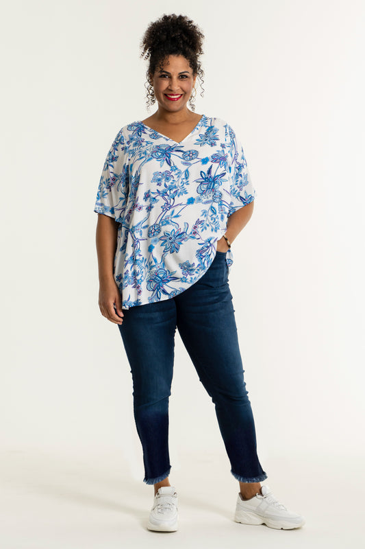 Studio Jeans with frings 099714 Pants