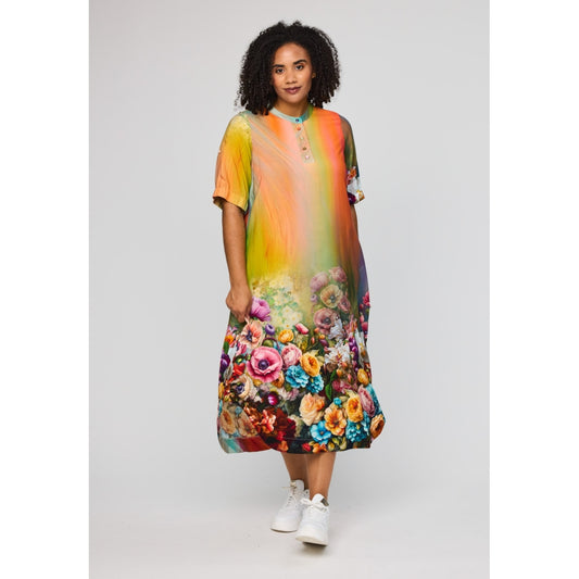 Studio SBidiana Long Dress Long Dress Multi color print
