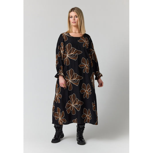 Studio SBodil Dress Dress Black with flower