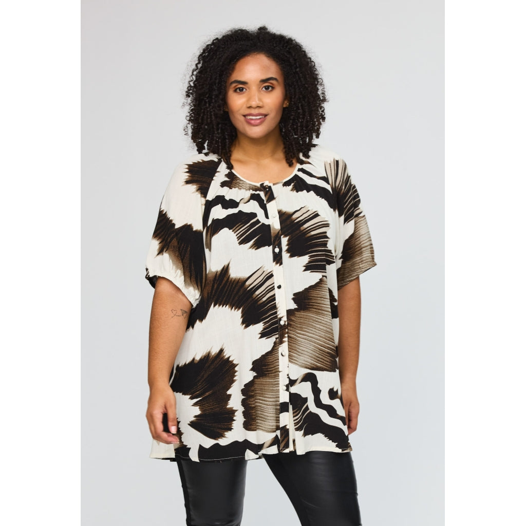 Studio SDorine Tunic Tunic Black/white brown design