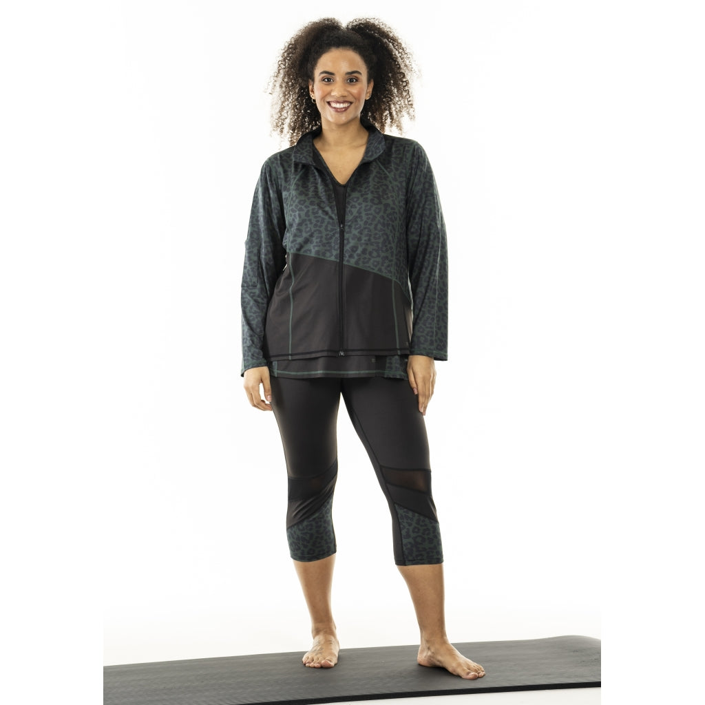 Studio SFitness Capri Capri Black with dusty green