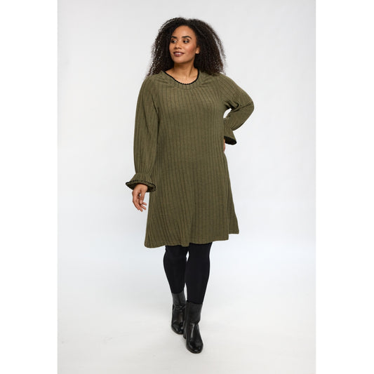 Studio SGerda Dress Dress Green with black deco