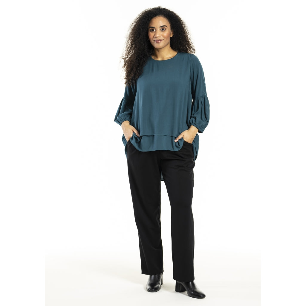 Studio SKadja Blouse Blouse Metallic Green